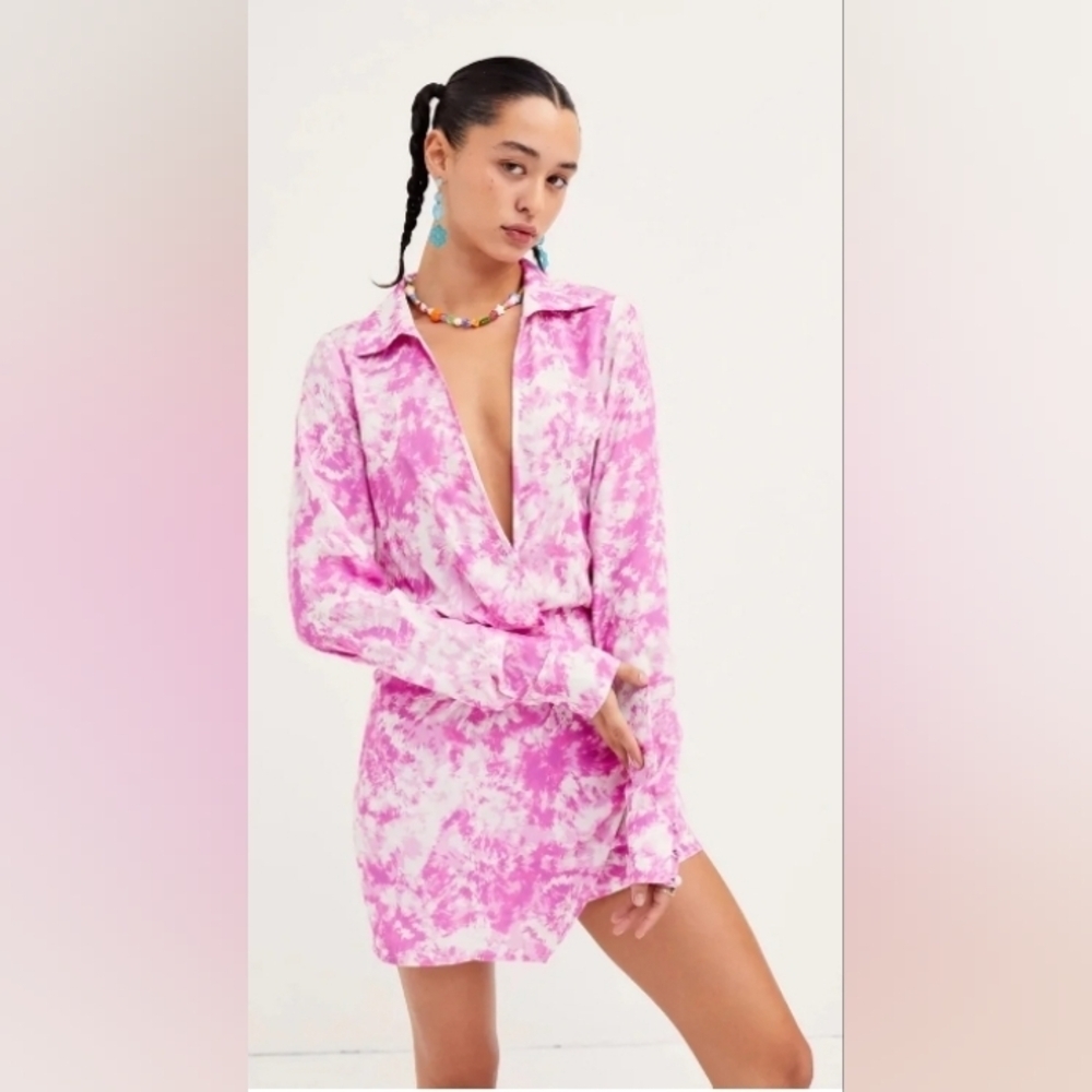 For Love And Lemons Devin Shirt Dress.